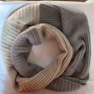 Warm and Cozy Infinity Scarf.  Soft poly.